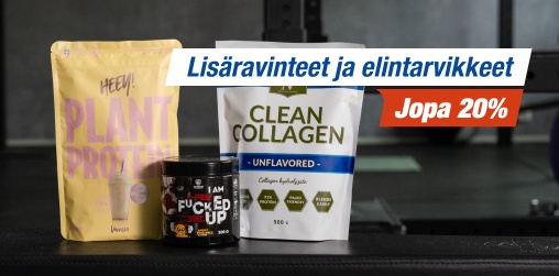Valikoidut lisravinteet jopa 20 %